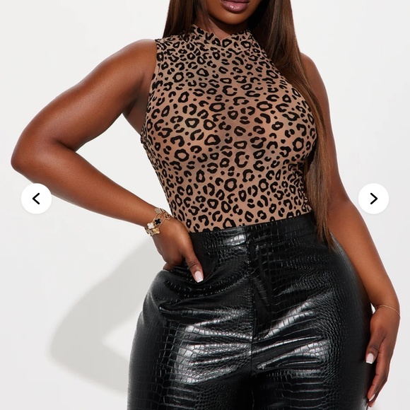 Leopard mesh bodysuit - Picture 6 of 6